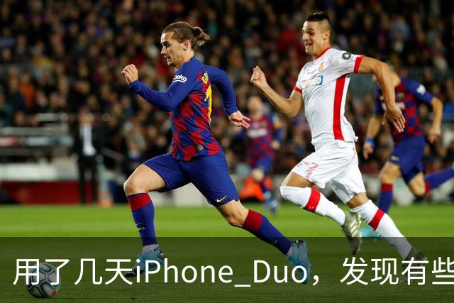 用了几天iPhone Duo，发现有些地方和我想的不一样。